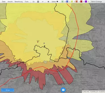 Fast TETRA radio coverage prediction