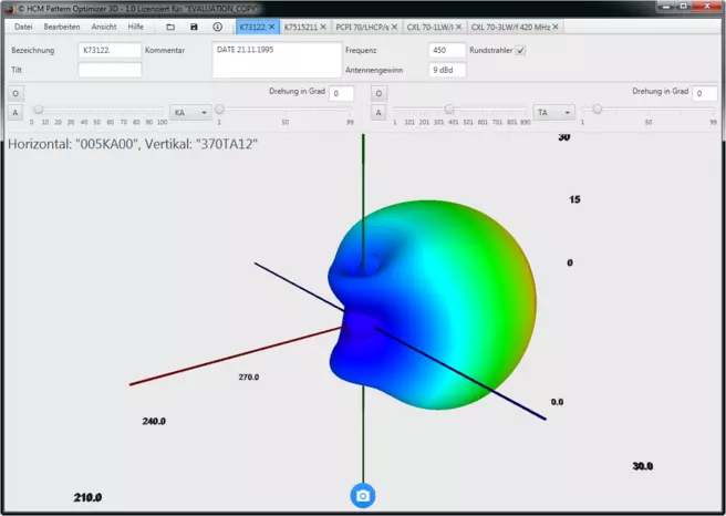 3D pattern view